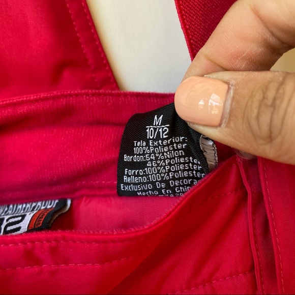 32 Degrees Girls Zip off Suspender Pink Pant 10/12 - Picture 9 of 10